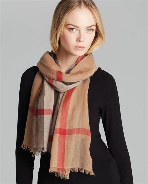 burberry lightweight cashmere scarf camel